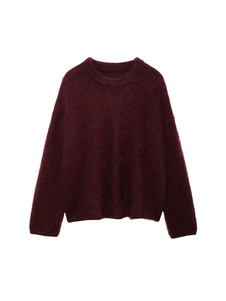 Tess | Viral Burgundy pullover